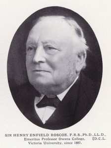 Prominent Men of London: Sir Henry Enfield Roscoe (b/w photo) 作者 英国摄影师