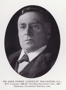 Prominent Men of London: Sir John Fowke Lancelot Rolleston (b/w photo) 作者 英国摄影师