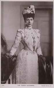 亚历山德拉女王（黑白照片） 作者 英国摄影师