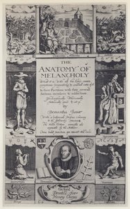 R-伯顿，《忧郁症解剖学》，第三版，J-Lichfield for H Cripps，牛津1628年（黑白照片）。 作者 英国摄影师
