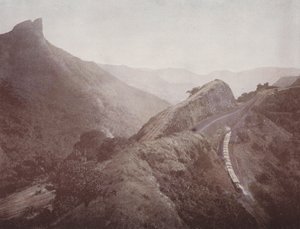 倒车站和Dukes Nose，Poona Ghat（彩色照片） 作者 英国摄影师