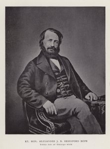 尊敬的Alexander JB Beresford Hope，Thomas Hope的第三个儿子 作者 英国摄影师