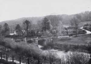 River Avon, Limpley Stoke (b/w photo) 作者 英国摄影师