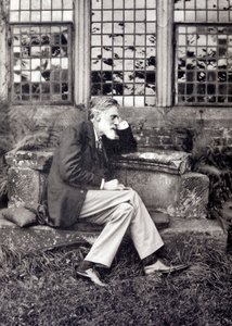 Robert Bridges, English poet (b/w photo) 作者 英国摄影师