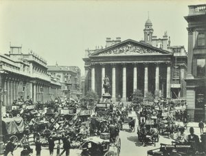 皇家交易所，Threadneedle街，伦敦金融城，1890年 作者 英国摄影师