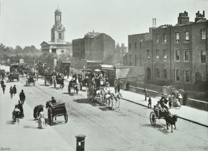 圣马克斯，克拉珀姆路：肯尼顿路，1894年 作者 英国摄影师