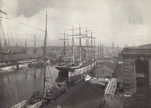 Salthouse Dock，利物浦，1897年6月 作者 英国摄影师