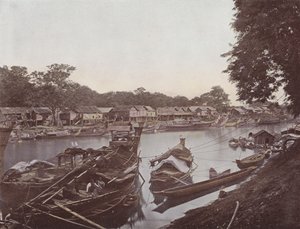 Mandelay Creek上的场景（彩色照片） 作者 英国摄影师