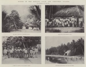 Keeling Cocos和圣诞岛的场景 作者 英国摄影师