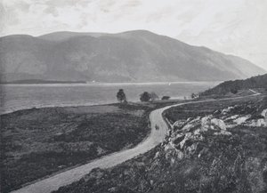 苏格兰。Loch Lochy（黑白照片）。 作者 英国摄影师