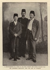 Ashmead Bartlett先生和他的儿子在土耳其 作者 英国摄影师