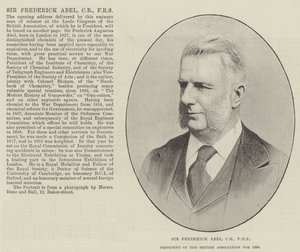 英国石油公司，英国石油公司，1890年英国协会主席Frederick Abel爵士 作者 英国摄影师
