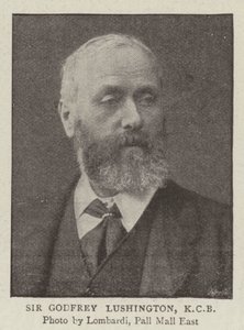 Godfrey Lushington爵士，KCB 作者 英国摄影师