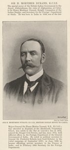 H Mortimer Durand先生，KCIE，英国印度特使卡布尔 作者 英国摄影师