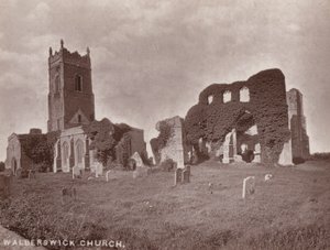 Southwold: Walberswick Church (b/w photo) 作者 英国摄影师