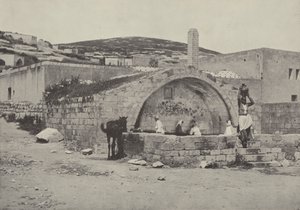 St Marys Well，或者圣母喷泉，拿撒勒，一个经常被我们的母亲玛丽访问的地方 作者 英国摄影师