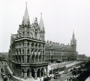 圣潘克拉斯火车站;照片来自1899年4月 作者 英国摄影师
