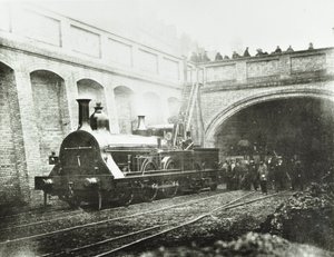 斯塔福德街，实验机车，1862年 作者 英国摄影师