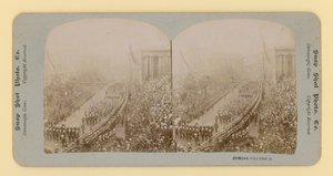 1897年6月28日，Queen Victorias Diamond Jubilee的立体印刷品 作者 英国摄影师