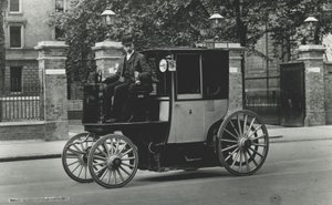出租车 - 电动，1897-1900 作者 英国摄影师