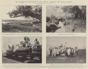 东非文明进步，乌干达铁路的场景 作者 English Photographer