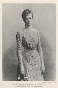 奥地利大公伊丽莎白与Otto von Windischgratz王子订婚 作者 英国摄影师