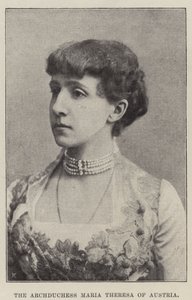 奥地利的Archduchess Maria Theresa 作者 英国摄影师