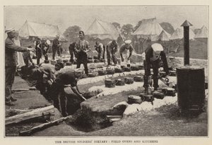 英国士兵饮食，野外烤箱和厨房 作者 英国摄影师