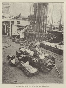 HMS Cordelia上的爆枪 作者 英国摄影师