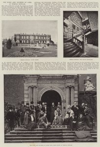 约克公爵和公爵夫人在Temple Newsam