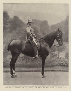 德国皇帝在制服中将访问圣地 作者 English Photographer
