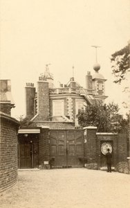 格林威治天文台和电流钟 作者 英国摄影师