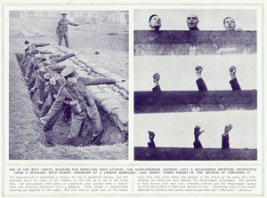 1939年11月22日出版的“手绘战争新闻”中的手榴弹 作者 英国摄影师