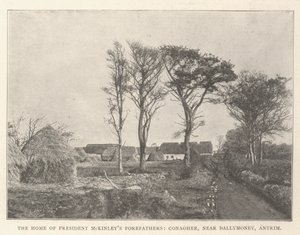 麦金莱斯总统的家，Conagher，在Ballymoney附近，Antrim 作者 英国摄影师