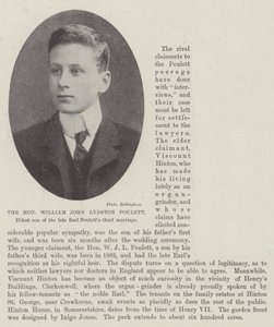 尊敬的William John Lydston Poulett，已故Earl Pouletts的长子第三次婚姻 作者 英国摄影师