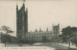 伦敦维多利亚花园的上议院 作者 英国摄影师