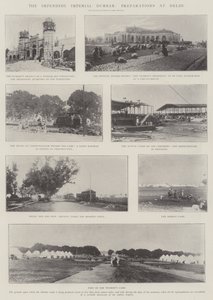 即将到来的帝国杜巴，德里的筹备工作 作者 English Photographer
