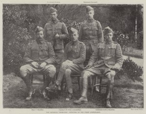 帝国Yeomanry，第一特遣队的官员 作者 英国摄影师