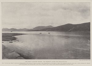 国王苏格兰游轮，他的Majestys游艇离开Ballachulish 作者 英国摄影师