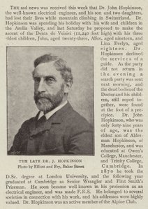 J Hopkinson博士 作者 英国摄影师