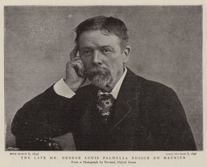 已故的George Louis Palmella Busson Du Maurier先生 作者 英国摄影师