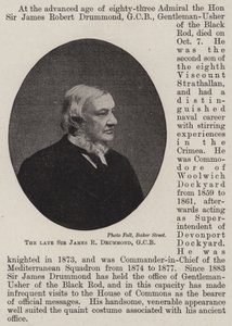 已故爵士James R Drummond，GCB 作者 英国摄影师