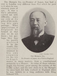 日本前总理伊藤侯爵访问英格兰 作者 英国摄影师