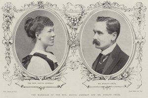 Alicia Amherst阁下和Evelyn Cecil先生的婚礼 作者 英国摄影师