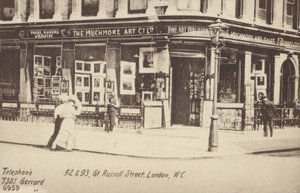 Muchmore Art Co Ltd，92 und 93，Great Russell Street，London，WC 作者 英国摄影师