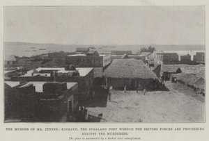 詹纳先生的谋杀案，基斯马尤，Jubaland Port，英国军队正在对抗凶手 作者 英国摄影师