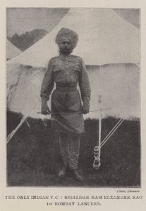 唯一的印度风投，Risaldar Ram Elxander Rao，第一名孟买枪手 作者 英国摄影师