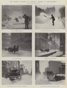 美国最近的暴风雪，费城的场景 作者 English Photographer