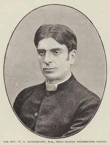 WG Rutherford牧师，马萨诸塞州威斯敏斯特大学校长 作者 英国摄影师