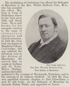 毛里求斯新主教Walter Ruthven Pym牧师 作者 英国摄影师